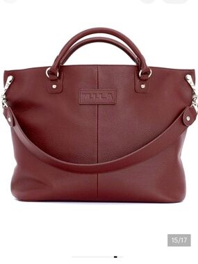 M.I.L.A  Leather Shoulder Bag Tote